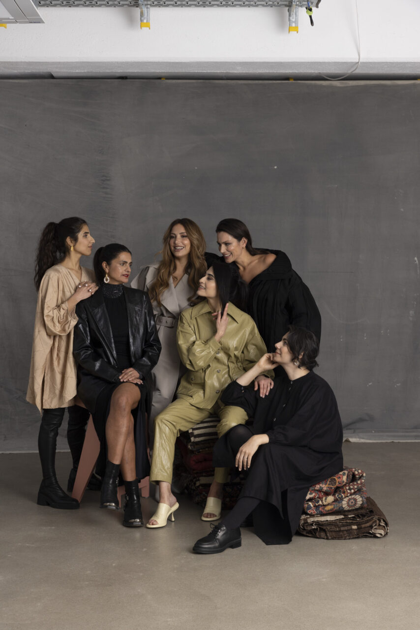 Vogue Germany editorial featuring stunning photography by Neda Rajabi and fashion styling by Alexandra Heckel. A high-fashion spread showcasing contemporary trends and luxurious aesthetics.