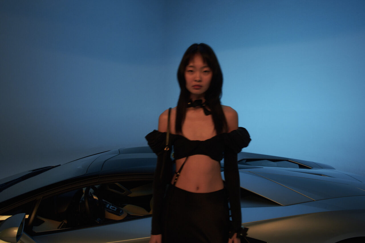 The Lamborghini featured in a sleek editorial by Magnus Winter Photography, styled by Alexandra Heckel. A dynamic showcase highlighting luxury automotive design and contemporary styling.