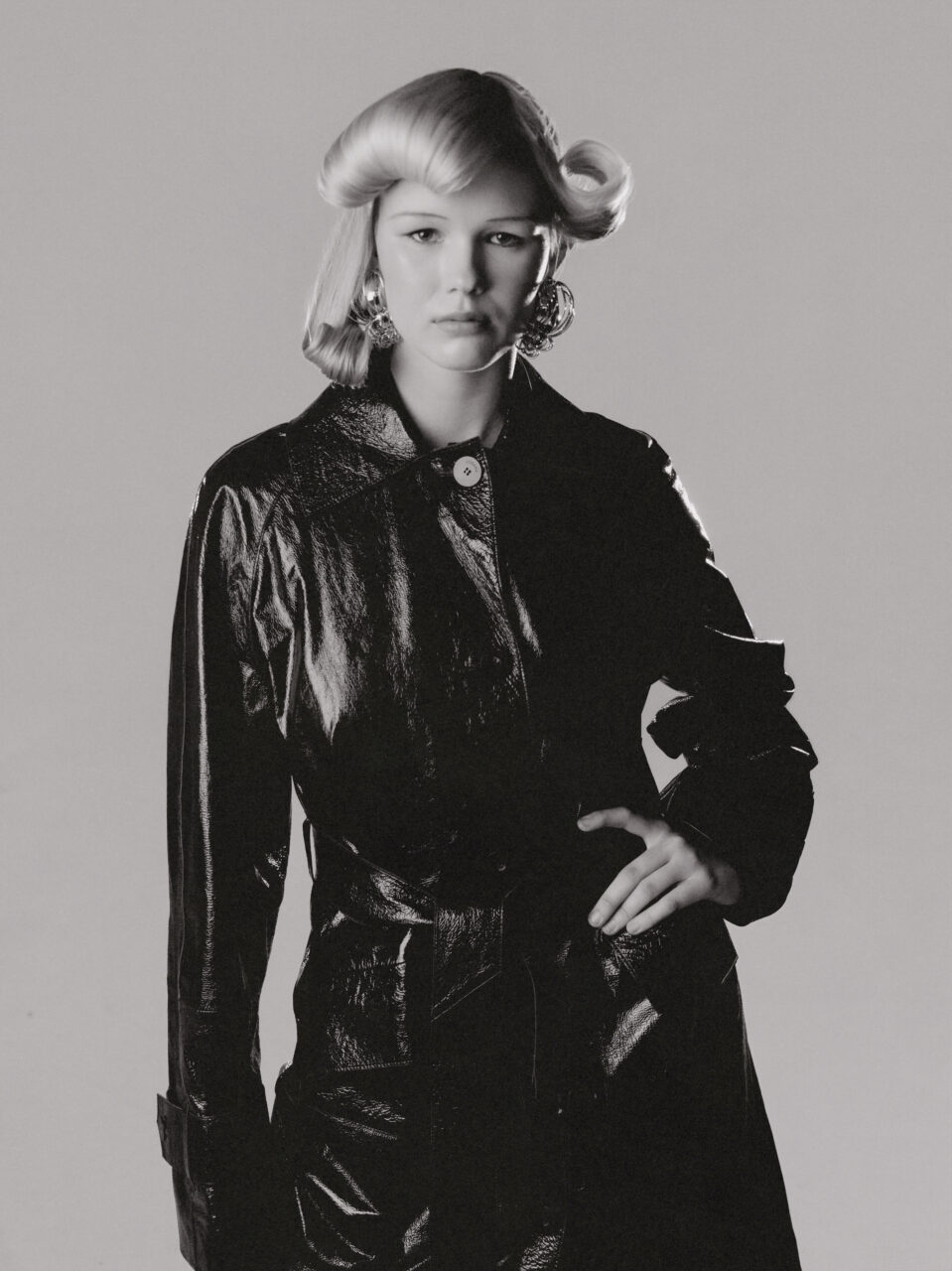 High-fashion editorial spread for Numéro Berlin, shot by photographer Yonoo Kim and styled by Alexandra Heckel, featuring contemporary high-end styling.